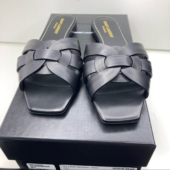 Yves Saint Laurent Shoes - Saint Laurent Flat Sandal Slide Sandal SZ 36+ 6.5